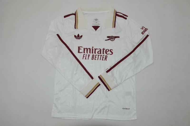 Arsenal 25/26 Kids Third Long Sleeve Soccer Jersey And Shorts