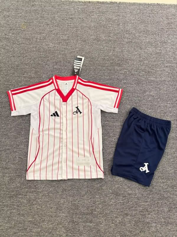 Arsenal 25/26 Kids Travel Soccer Jersey And Shorts Arsenal 25/26 Kids Travel Soccer Jersey And Shorts