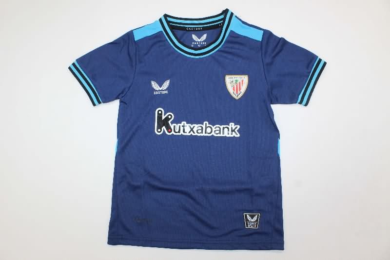 Athletic Bilbao 25/26 Kids Away Soccer Jersey And Shorts