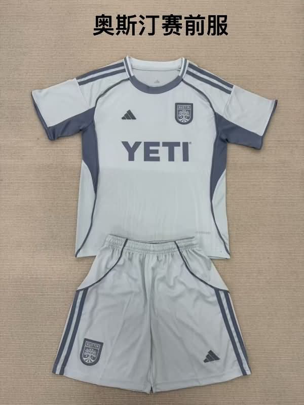Austin 2025 Kids Training Soccer Jersey And Shorts Austin 2025 Kids Training Soccer Jersey And Shorts