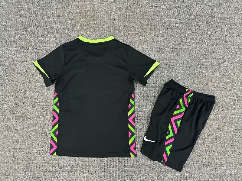 Australia 2025 Kids Away Soccer Jersey And Shorts