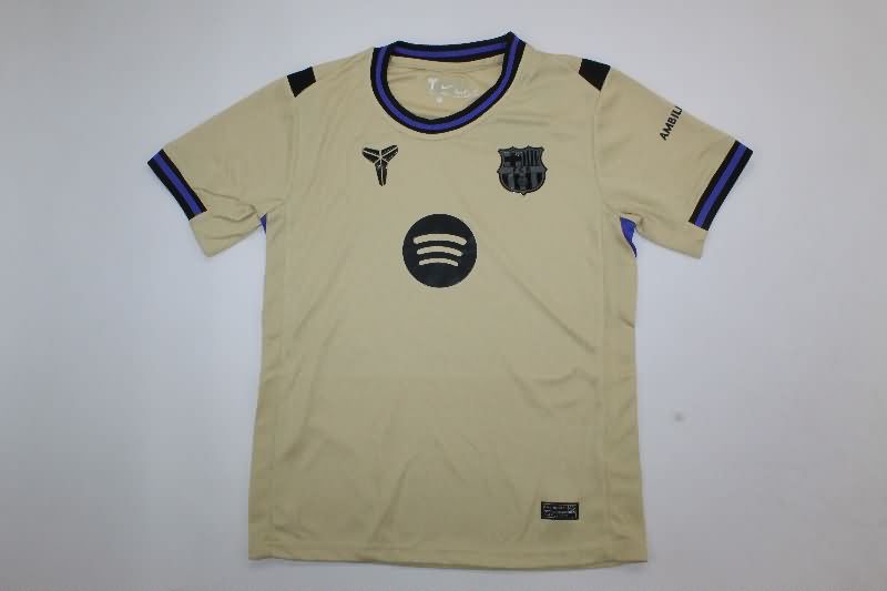 Barcelona 25/26 Kids Away Soccer Jersey And Shorts
