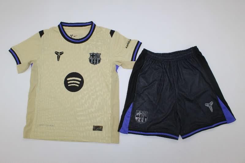 Barcelona 25/26 Kids Away Soccer Jersey And Shorts (Player) Barcelona 25/26 Kids Away Soccer Jersey And Shorts (Player)