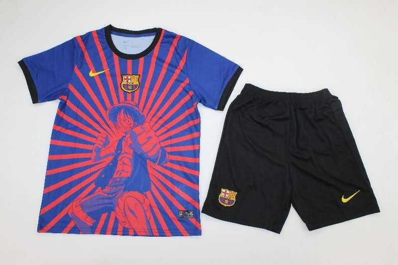 Barcelona 25/26 Kids Special Soccer Jersey And Shorts Barcelona 25/26 Kids Special Soccer Jersey And Shorts