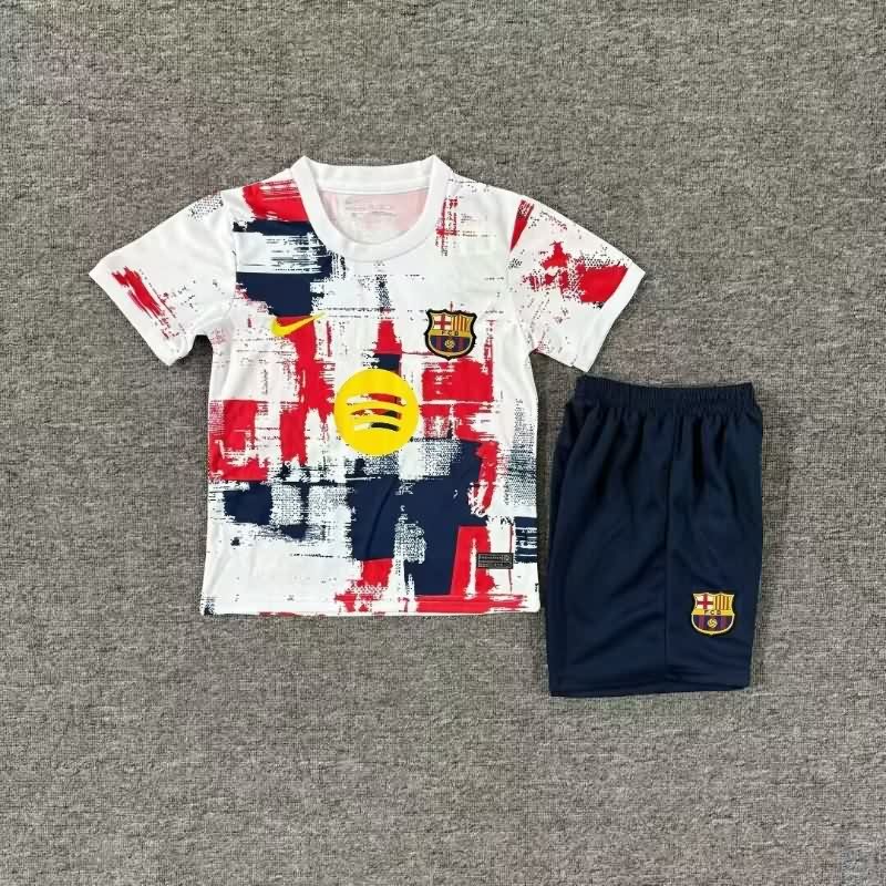 Barcelona 25/26 Kids Special Soccer Jersey And Shorts 07 Barcelona 25/26 Kids Special Soccer Jersey And Shorts 07