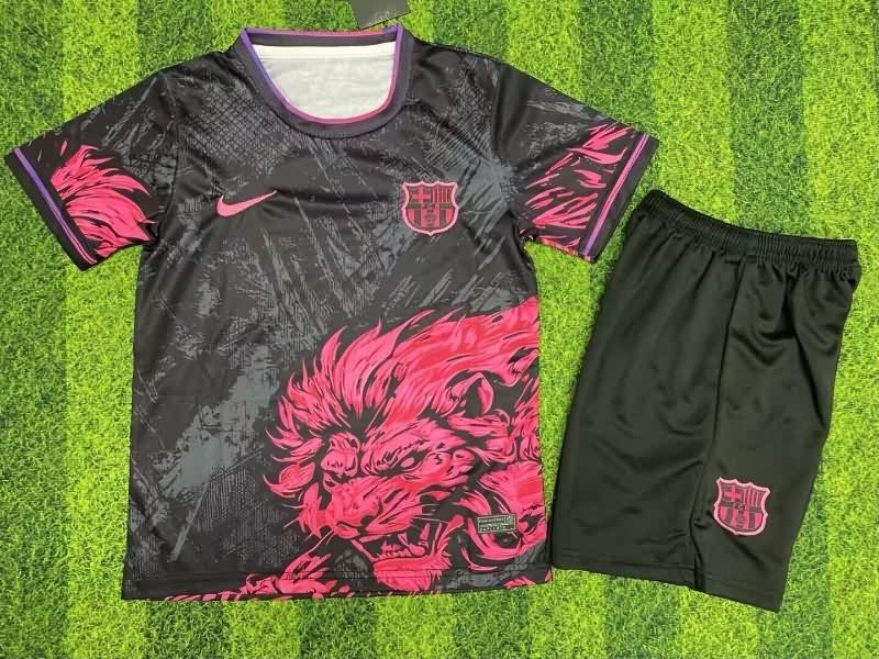 Barcelona 25/26 Kids Special Soccer Jersey And Shorts 08 Barcelona 25/26 Kids Special Soccer Jersey And Shorts 08