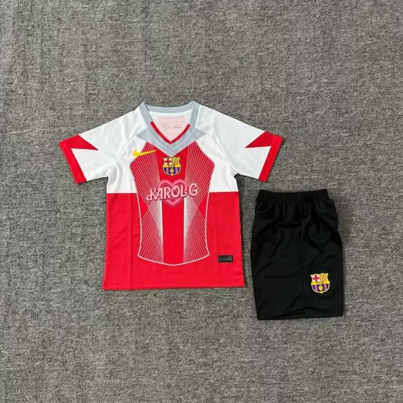 Barcelona 25/26 Kids Special Soccer Jersey And Shorts 12 Barcelona 25/26 Kids Special Soccer Jersey And Shorts 12