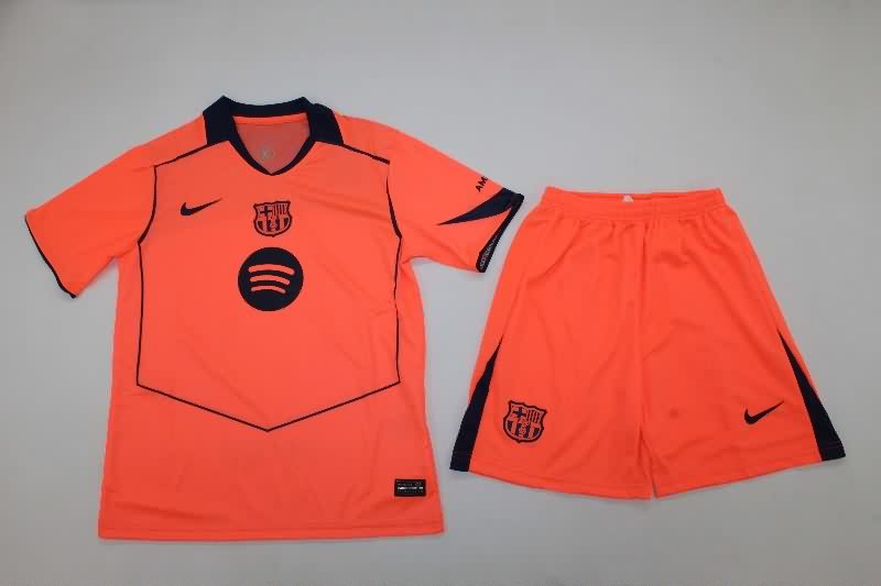 Barcelona 25/26 Kids Third Soccer Jersey And Shorts Barcelona 25/26 Kids Third Soccer Jersey And Shorts