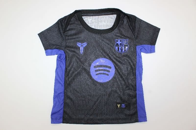 Barcelona 25/26 Kids Training Soccer Jersey And Shorts (Player)