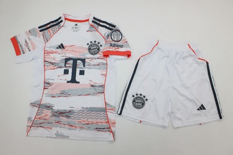 Bayern Munich 25/26 Kids Away Soccer Jersey And Shorts Bayern Munich 25/26 Kids Away Soccer Jersey And Shorts