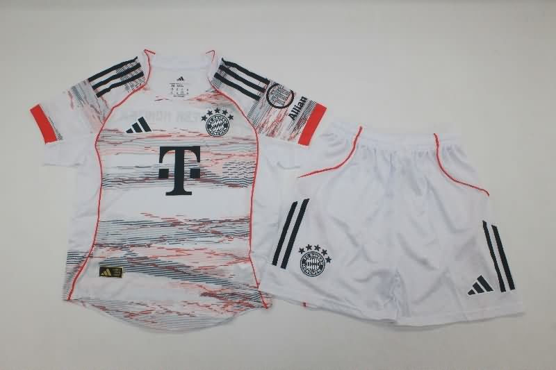 Bayern Munich 25/26 Kids Away Soccer Jersey And Shorts (Player) Bayern Munich 25/26 Kids Away Soccer Jersey And Shorts (Player)