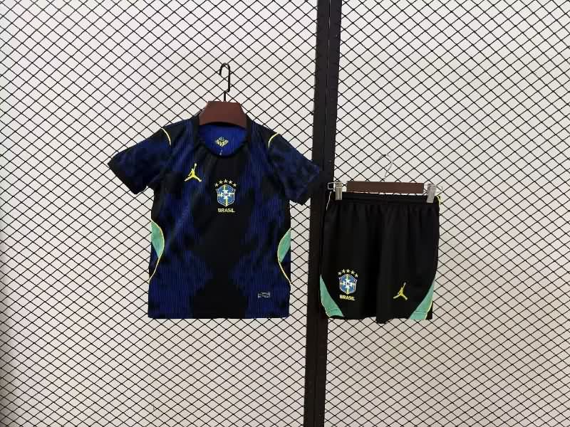 Brazil 2026 Kids Away Soccer Jersey And Shorts Brazil 2026 Kids Away Soccer Jersey And Shorts
