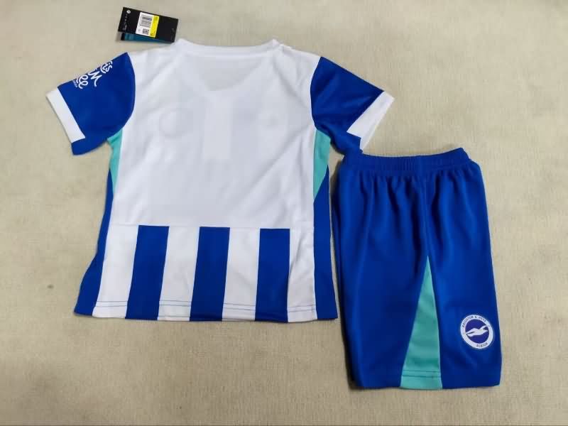 Brighton 25/26 Kids Home Soccer Jersey And Shorts