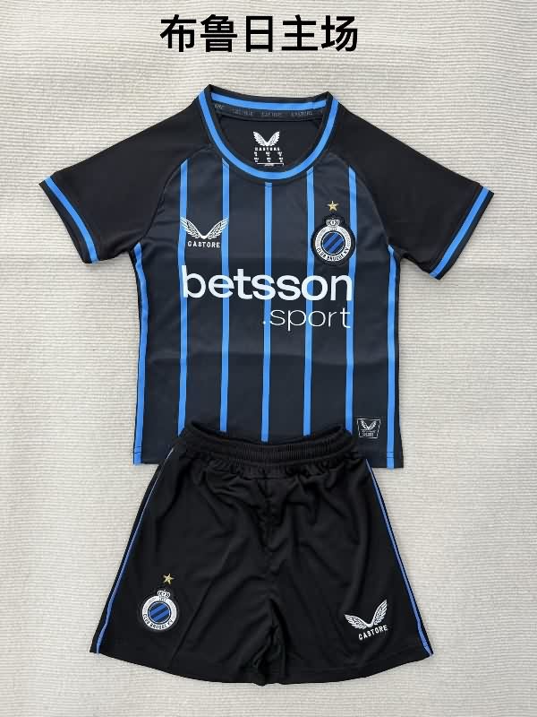 Brugge 25/26 Kids Home Soccer Jersey And Shorts Brugge 25/26 Kids Home Soccer Jersey And Shorts