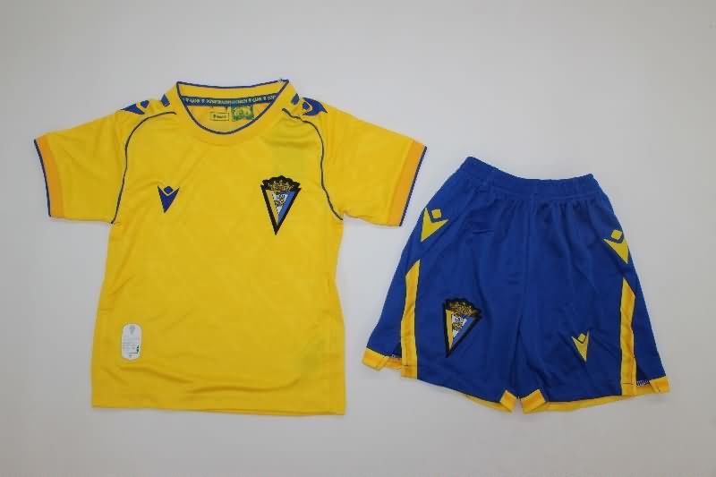 Cadiz 25/26 Kids Home Soccer Jersey And Shorts Cadiz 25/26 Kids Home Soccer Jersey And Shorts
