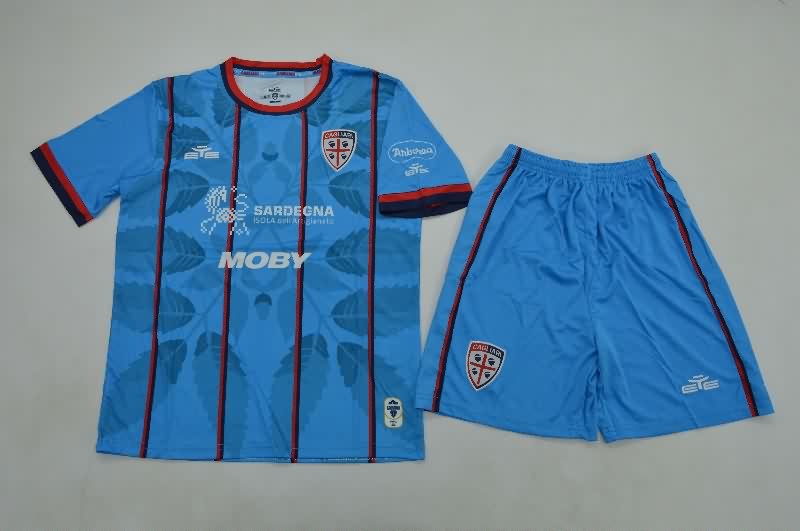 Cagliari 25/26 Kids Third Soccer Jersey And Shorts Cagliari 25/26 Kids Third Soccer Jersey And Shorts