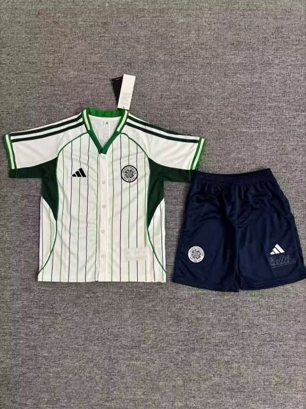 Celtic 25/26 Kids Travel Soccer Jersey And Shorts Celtic 25/26 Kids Travel Soccer Jersey And Shorts