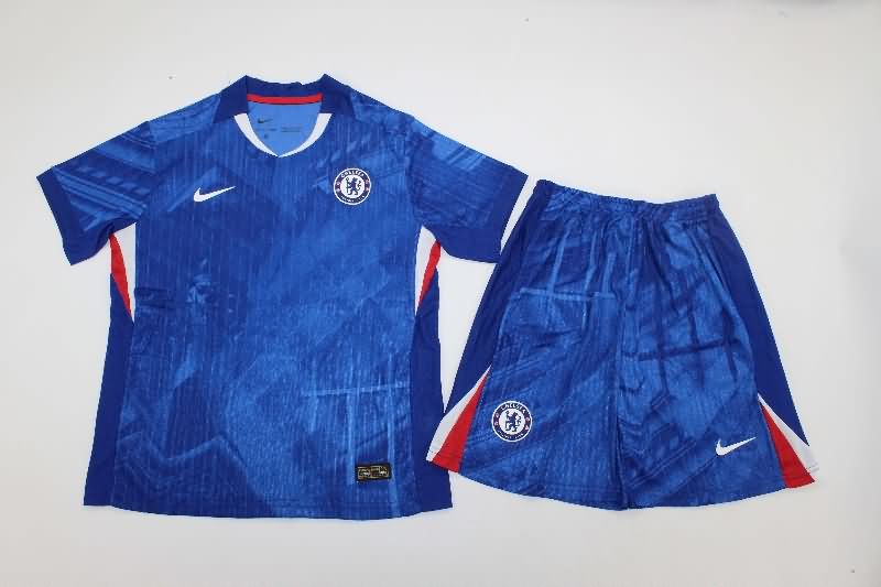 Chelsea 25/26 Kids Home Soccer Jersey And Shorts (Player) Chelsea 25/26 Kids Home Soccer Jersey And Shorts (Player)