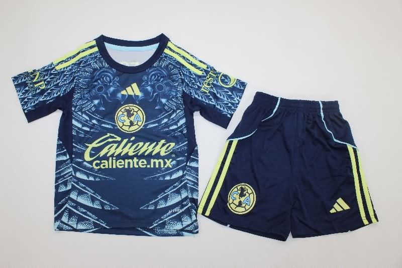 Club America 25/26 Kids Away Soccer Jersey And Shorts Club America 25/26 Kids Away Soccer Jersey And Shorts