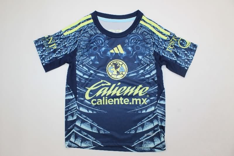 Club America 25/26 Kids Away Soccer Jersey And Shorts
