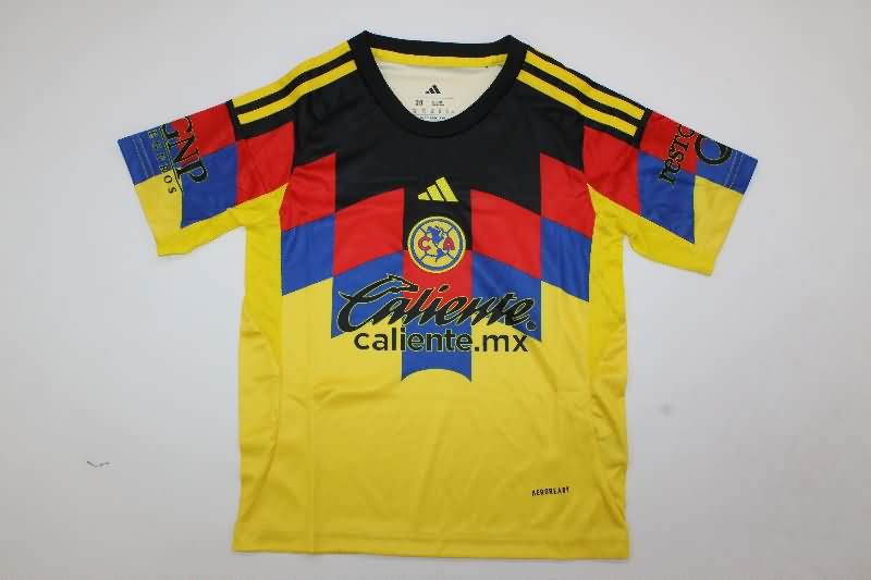 Club America 25/26 Kids Home Soccer Jersey And Shorts