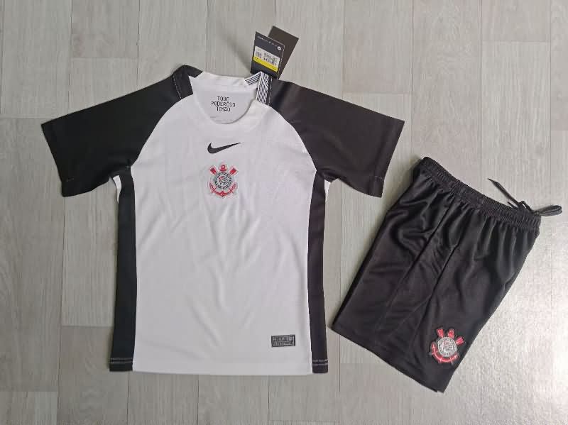 Corinthians 2025 Kids Home Soccer Jersey And Shorts Corinthians 2025 Kids Home Soccer Jersey And Shorts