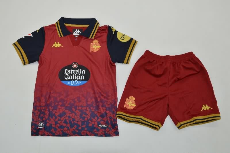 Deportivo La Coruna 25/26 Kids Away Soccer Jersey And Shorts Deportivo La Coruna 25/26 Kids Away Soccer Jersey And Shorts