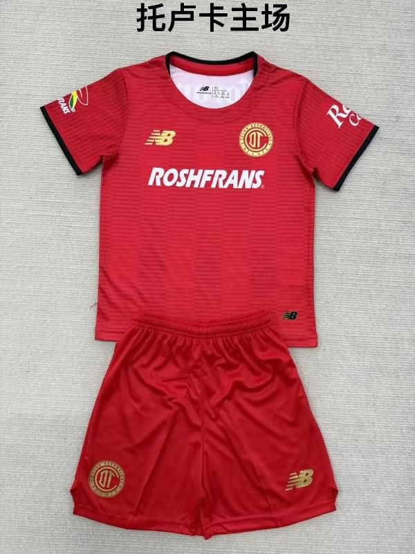 Deportivo Toluca 25/26 Kids Home Soccer Jersey And Shorts Deportivo Toluca 25/26 Kids Home Soccer Jersey And Shorts