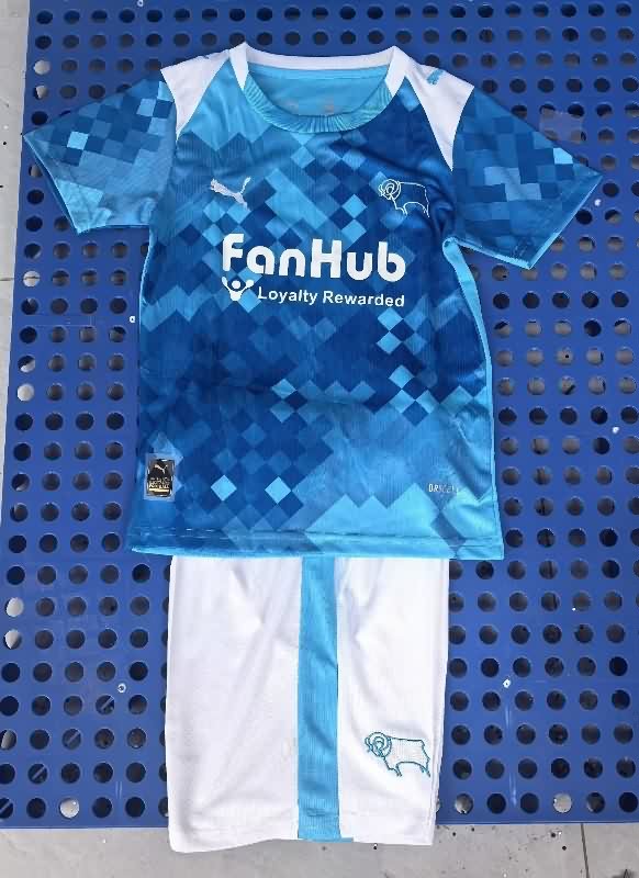 Derby County 25/26 Kids Third Soccer Jersey And Shorts Derby County 25/26 Kids Third Soccer Jersey And Shorts