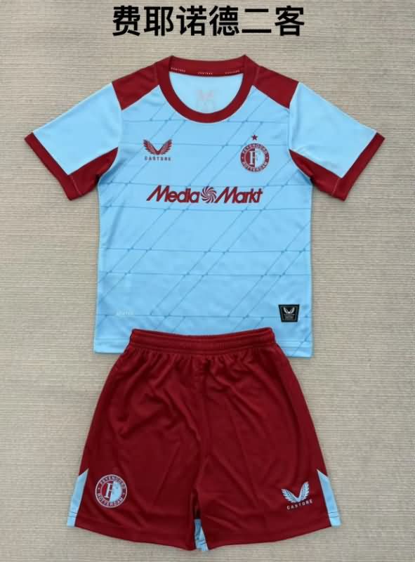 Feyenoord 25/26 Kids Third Soccer Jersey And Shorts Feyenoord 25/26 Kids Third Soccer Jersey And Shorts