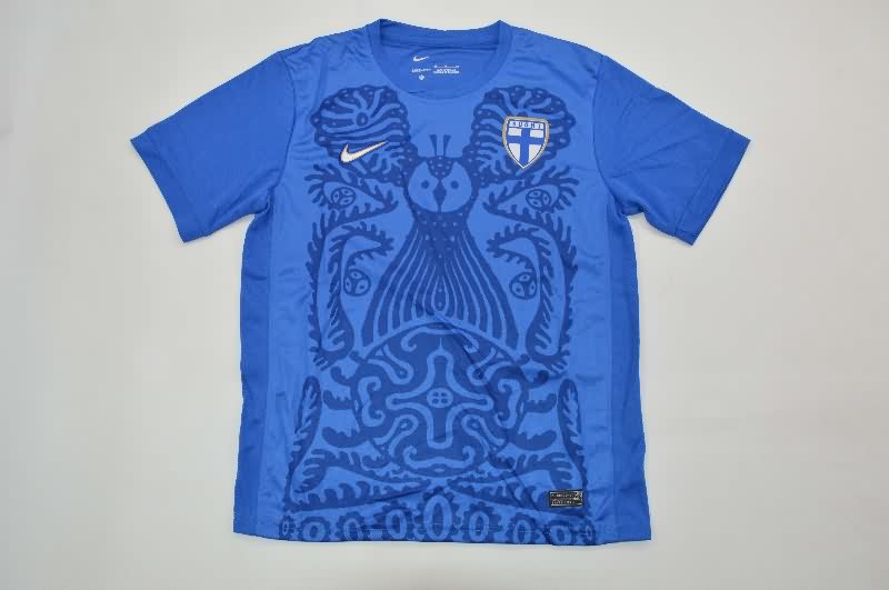 Finland 2025 Kids Home Soccer Jersey And Shorts