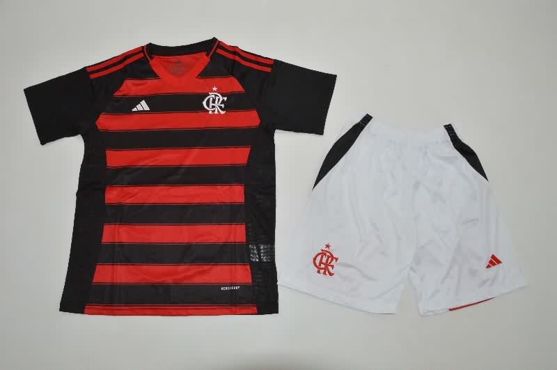 Flamengo 2025 Kids Home Soccer Jersey And Shorts Flamengo 2025 Kids Home Soccer Jersey And Shorts