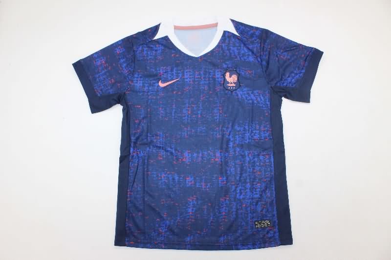 France 2025 Kids Home Soccer Jersey And Shorts