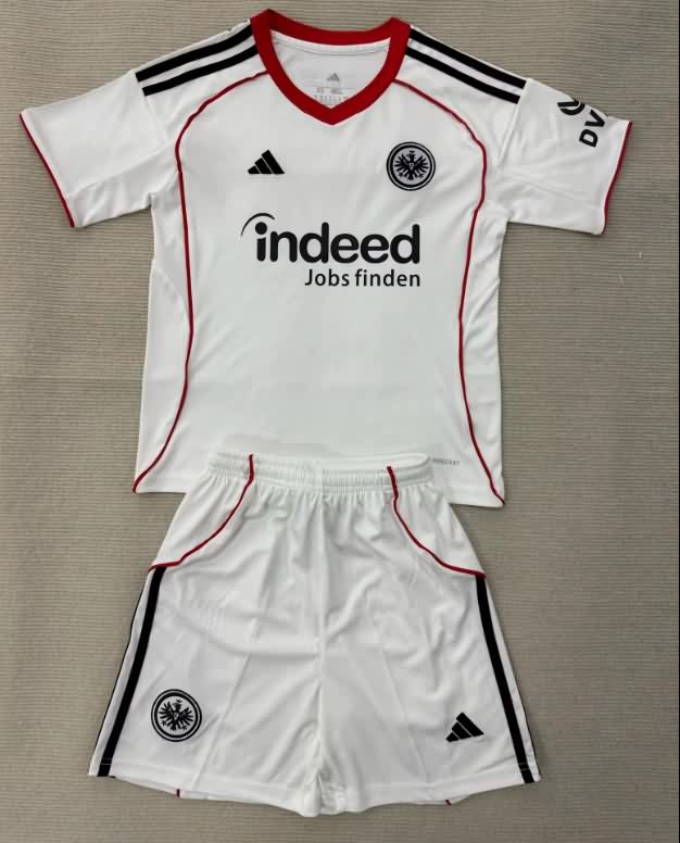 Frankfurt 25/26 Kids Away Soccer Jersey And Shorts Frankfurt 25/26 Kids Away Soccer Jersey And Shorts