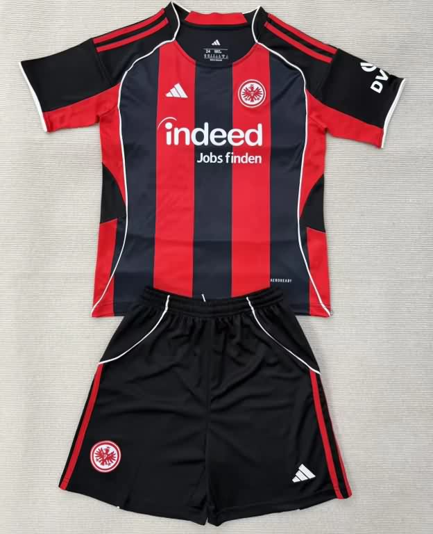 Frankfurt 25/26 Kids Home Soccer Jersey And Shorts Frankfurt 25/26 Kids Home Soccer Jersey And Shorts