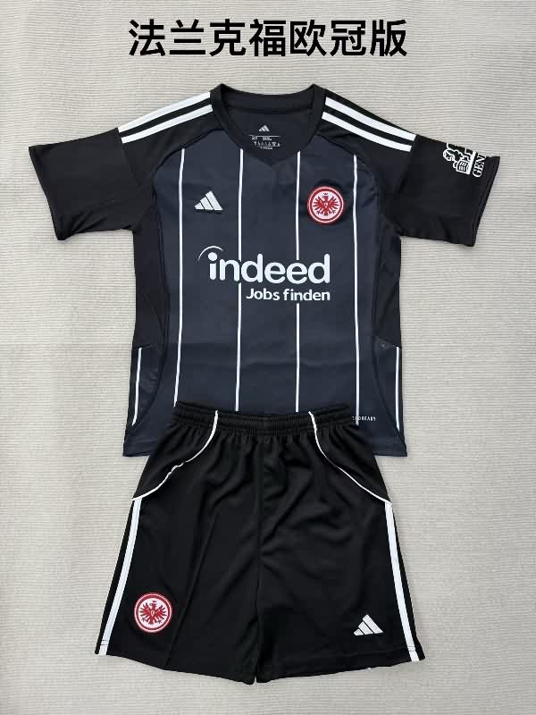 Frankfurt 25/26 Kids UCL Soccer Jersey And Shorts Frankfurt 25/26 Kids UCL Soccer Jersey And Shorts