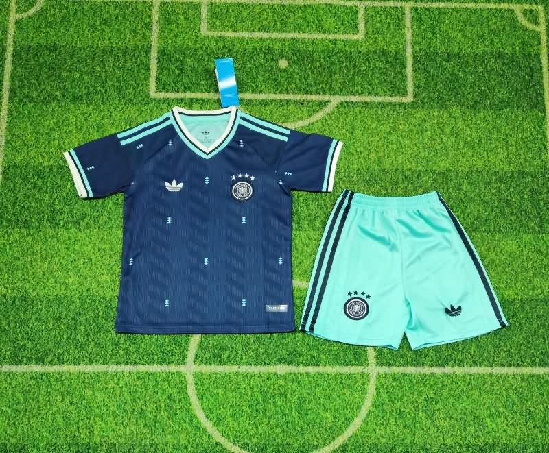 Germany 25/26 Kids Away Soccer Jersey And Shorts Germany 25/26 Kids Away Soccer Jersey And Shorts