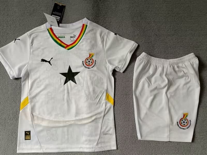 Ghana 25/26 Kids Home Soccer Jersey And Shorts Ghana 25/26 Kids Home Soccer Jersey And Shorts