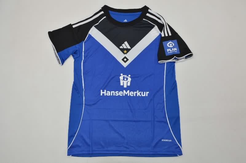 Hamburg 25/26 Kids Away Soccer Jersey And Shorts