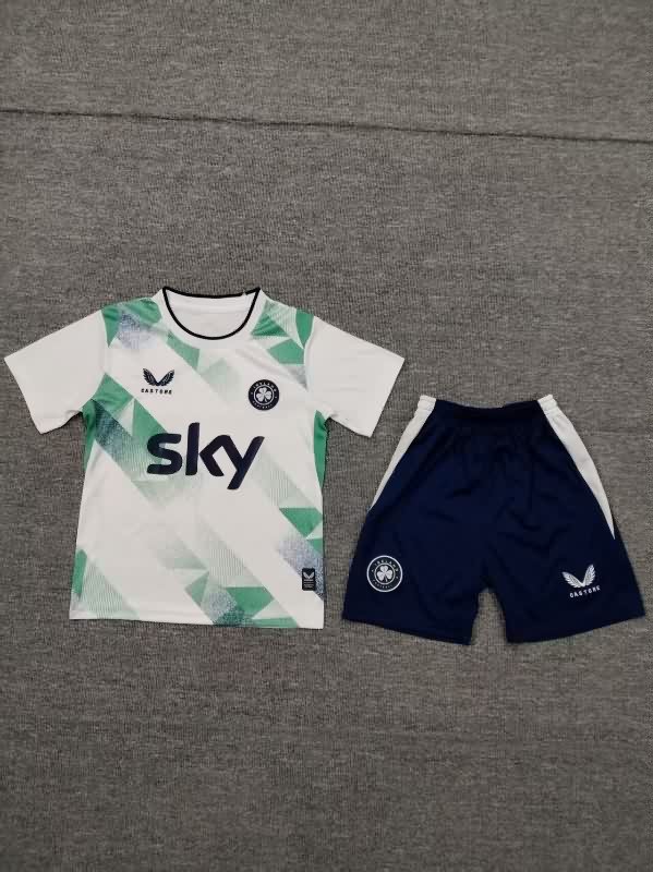 Ireland 2026 Kids Away Soccer Jersey And Shorts Ireland 2026 Kids Away Soccer Jersey And Shorts