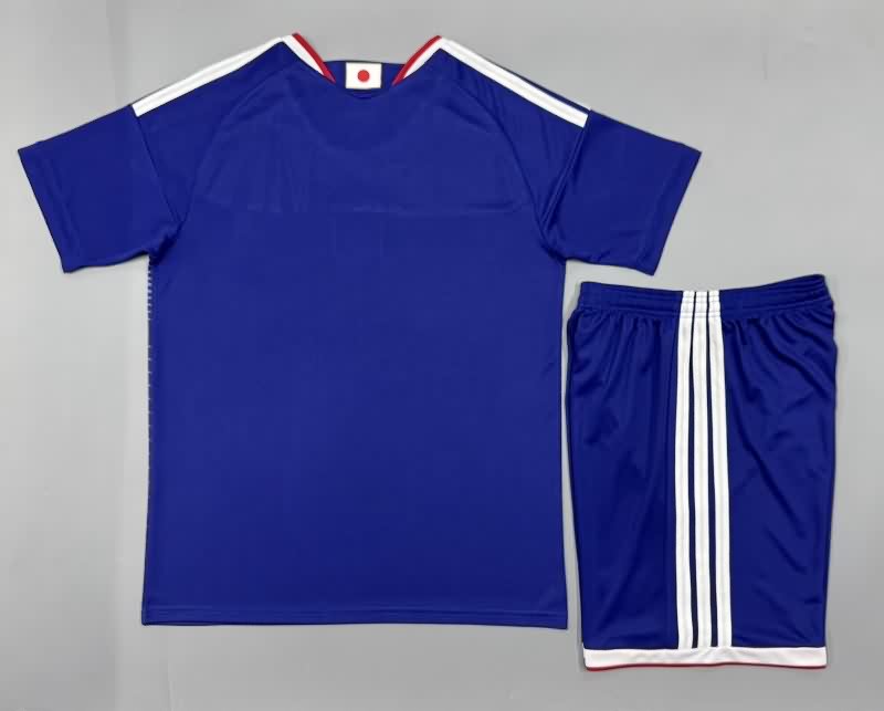 Japan 25/26 Kids Home Soccer Jersey And Shorts