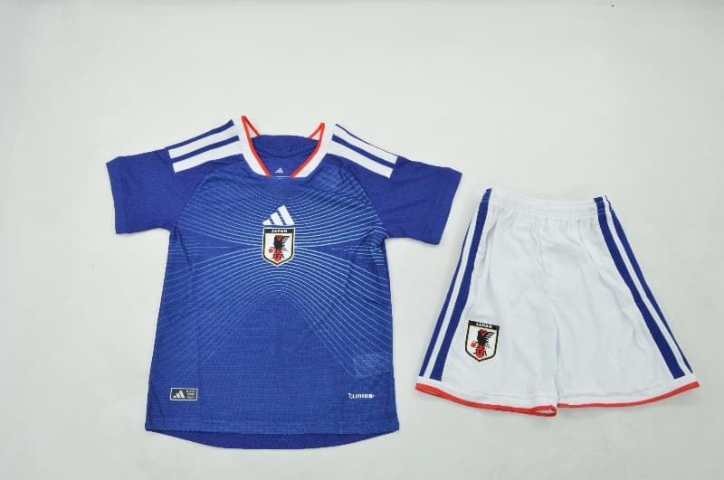 Japan 2026 Kids World Cup Home Soccer Jersey And Shorts (Player) Japan 2026 Kids World Cup Home Soccer Jersey And Shorts (Player)