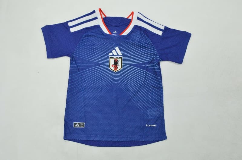 Japan 2026 Kids World Cup Home Soccer Jersey And Shorts (Player)