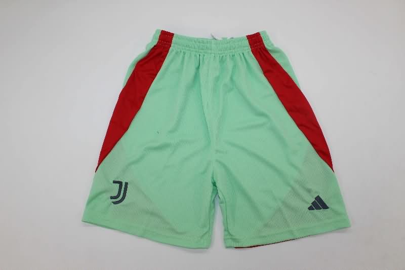 Juventus 25/26 Kids Green Soccer Jersey And Shorts