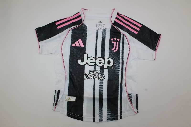 Juventus 25/26 Kids Home Soccer Jersey And Shorts (Player)
