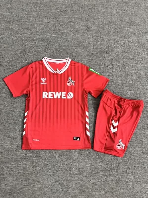 Koln 25/26 Kids Away Soccer Jersey And Shorts Koln 25/26 Kids Away Soccer Jersey And Shorts