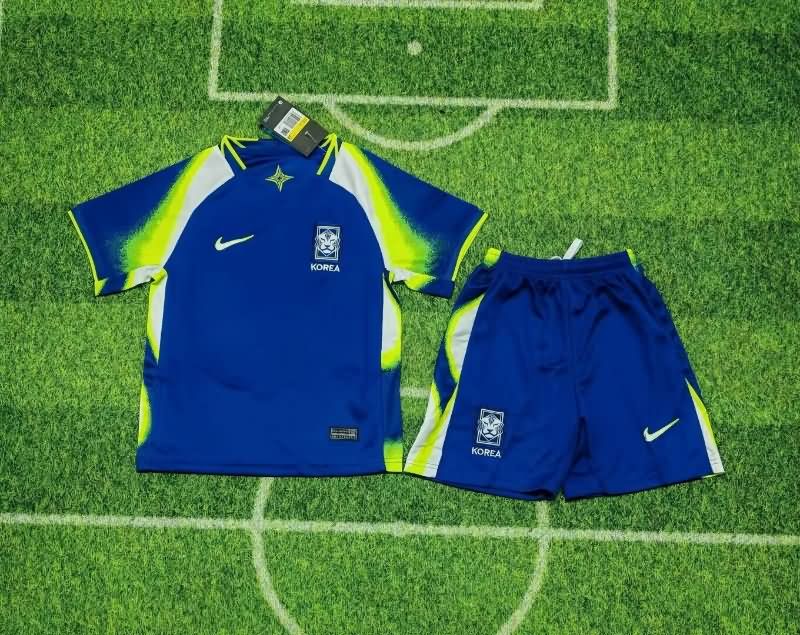 Korea 2025 Kids Away Soccer Jersey And Shorts Korea 2025 Kids Away Soccer Jersey And Shorts