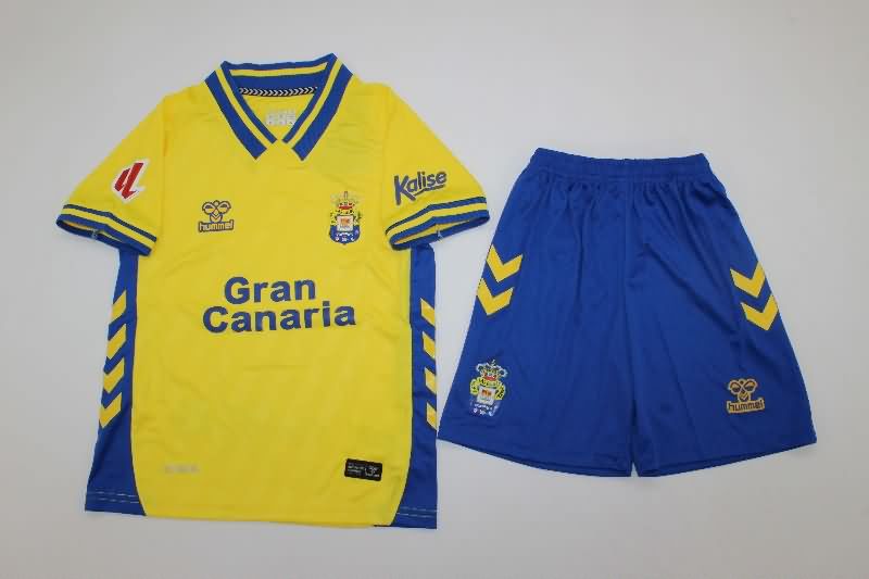Las Palmas 25/26 Kids Home Soccer Jersey And Shorts Las Palmas 25/26 Kids Home Soccer Jersey And Shorts