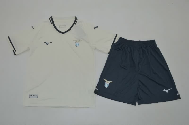 Lazio 25/26 Kids Away Soccer Jersey And Shorts Lazio 25/26 Kids Away Soccer Jersey And Shorts