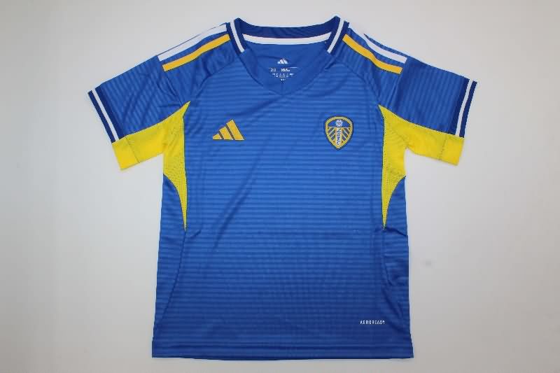 Leeds United 25/26 Kids Away Soccer Jersey And Shorts